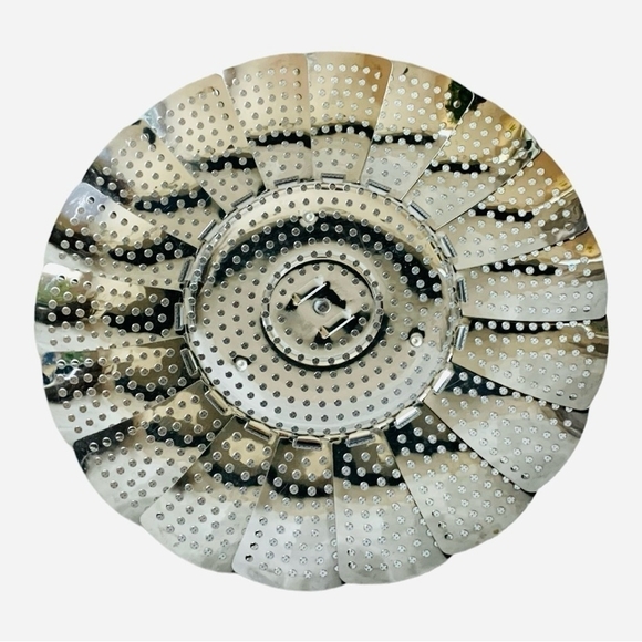 Steamer Stainless Steel Collapsible Vegetable Steamer Basket Insert - Picture 3 of 5